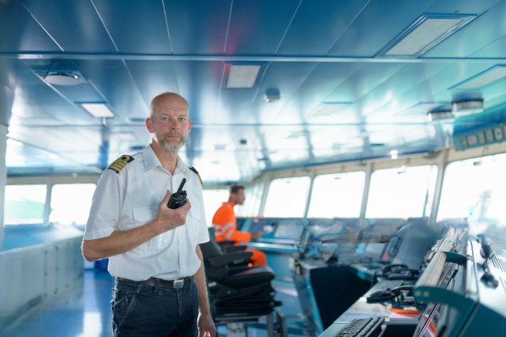 Skipper from the Aerowave catalogue at the helm on the New South Wales Central Coast