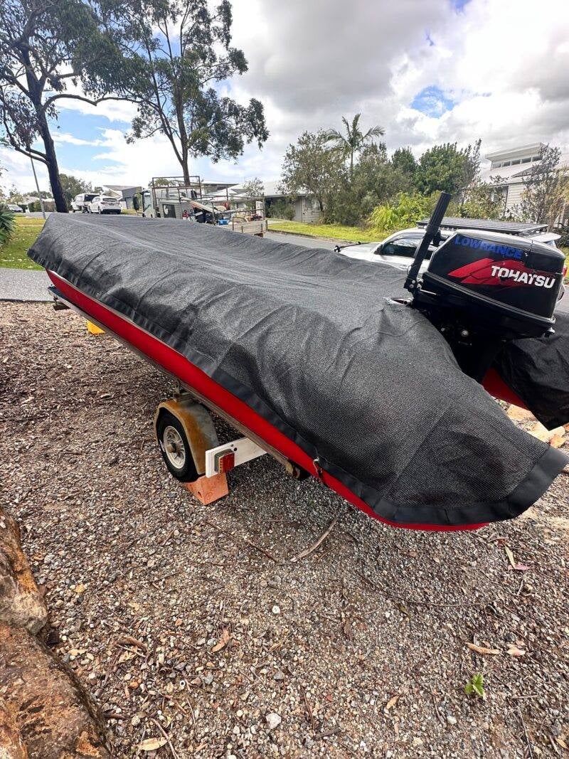 Protective Boat Cover — 4.0m Open Bow Catamaran