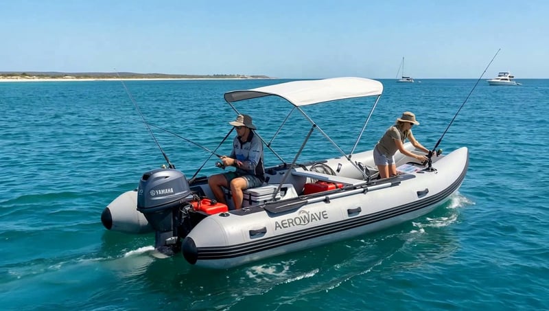 Aerowave Viper 330 + Hidea 9.9HP 4-Stroke Short Shaft Package
