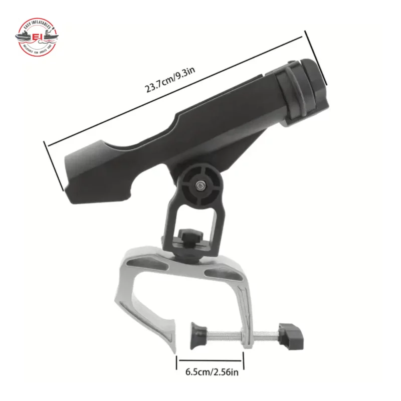 360 degree clamp on rod holder